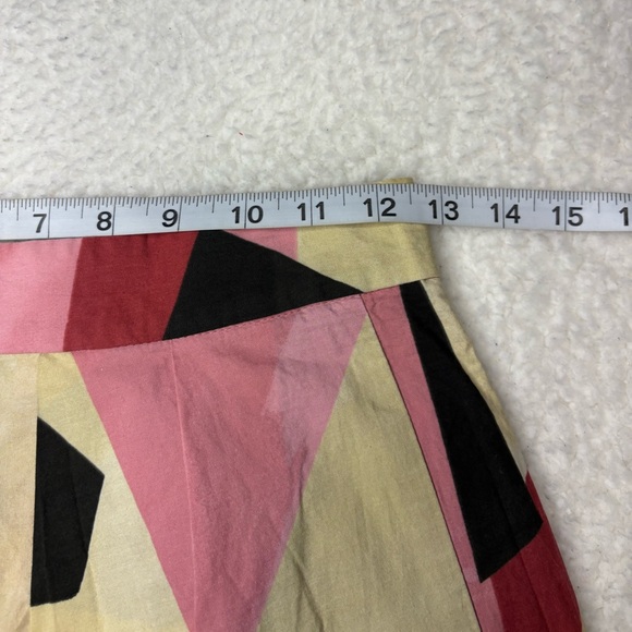 Zara ZW Collection Women Multicolor Geometric Print Maxi Skirt - Picture 6 of 10